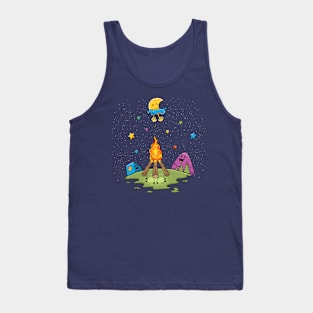 Warming The Moon Tank Top